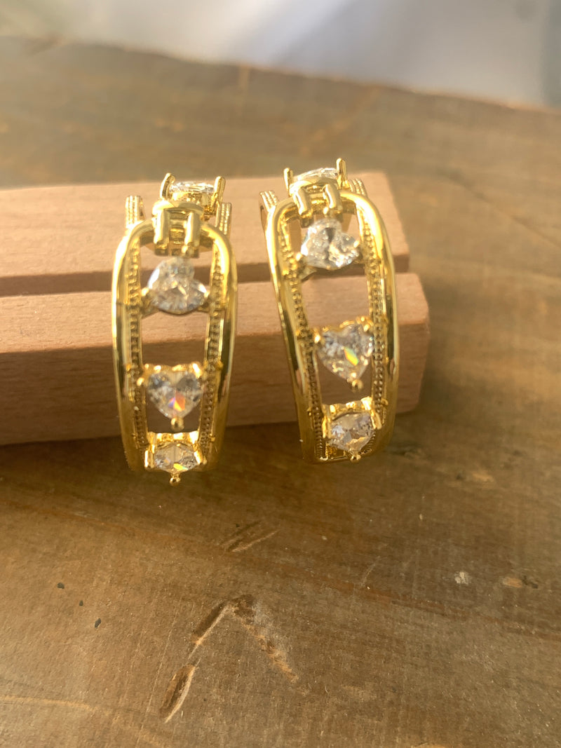 Assorted Blanche 14K Gold Dipped Earrings