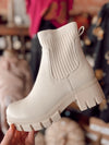 Oakland Beige Booties