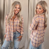 Liz Lightweight Plaid Button Up