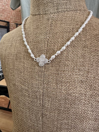 Pearl Clover Necklace