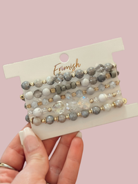 Smoke & Stone 5 Piece Bracelet Set