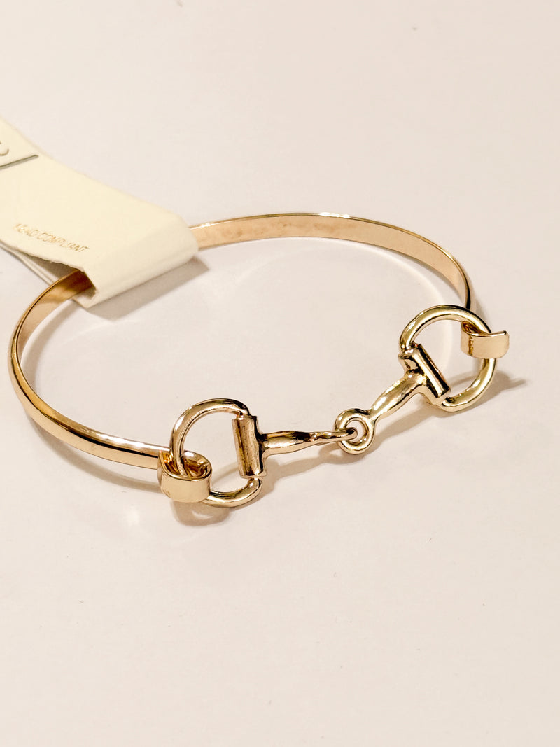 A Bit of Glam Gold Bracelet Cuff