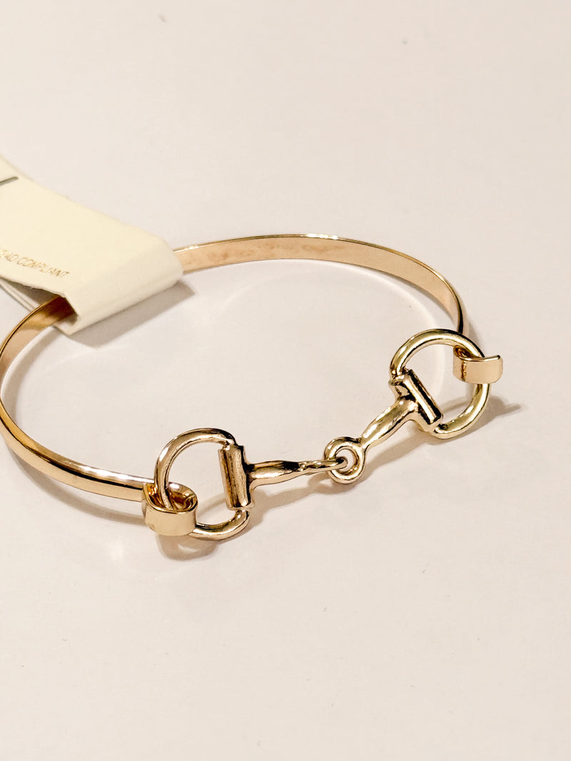 A Bit of Glam Gold Bracelet Cuff