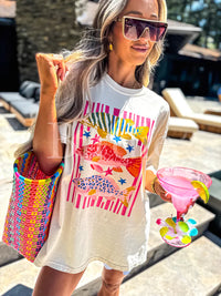 Coastal Catch Abstract Fish Trio Graphic Tee