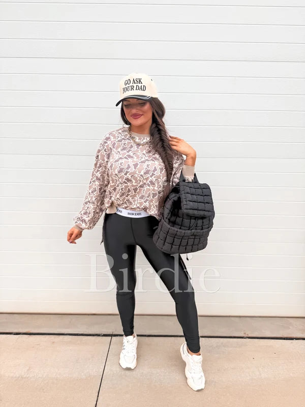 Refined in The Blind Duck Camo Oversized Pullover