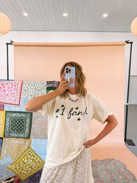 Number One Fan Neutral Graphic Tee