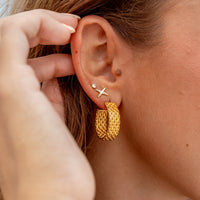 Out To Sea 18K Gold Hoops