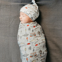 CP Swaddle Blanket - Trout