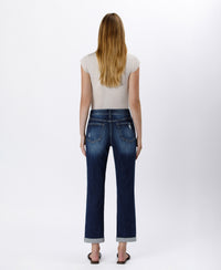 High Roller Cropped Straight Leg Jeans