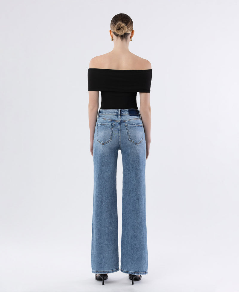 Stefani 90's Wide Leg Jeans