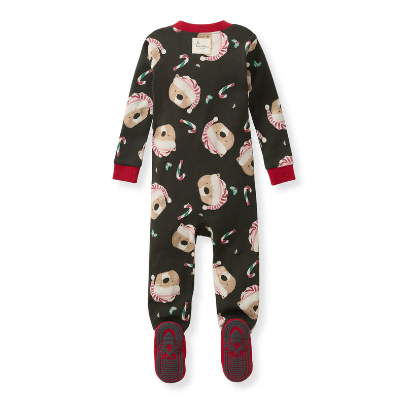 Candy Cane Bears Sleep + Play Footie