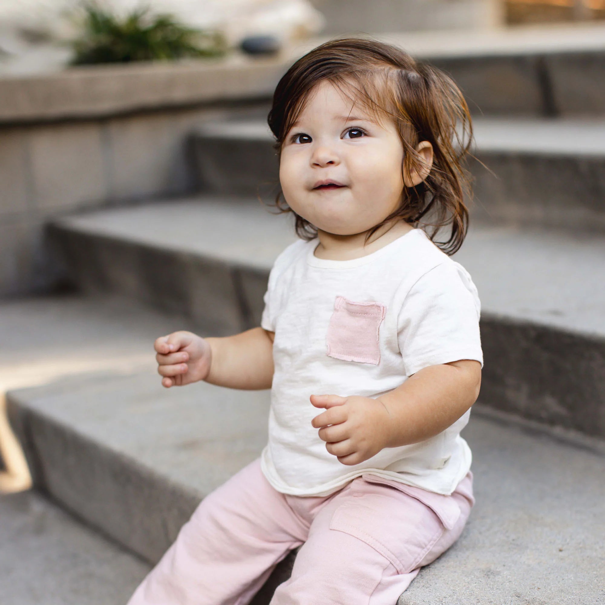 Girls Club Pocket Tee + Cargo Pants Outfit SET