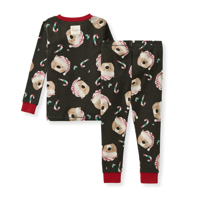 Candy Cane Bears Matching Pajamas Set