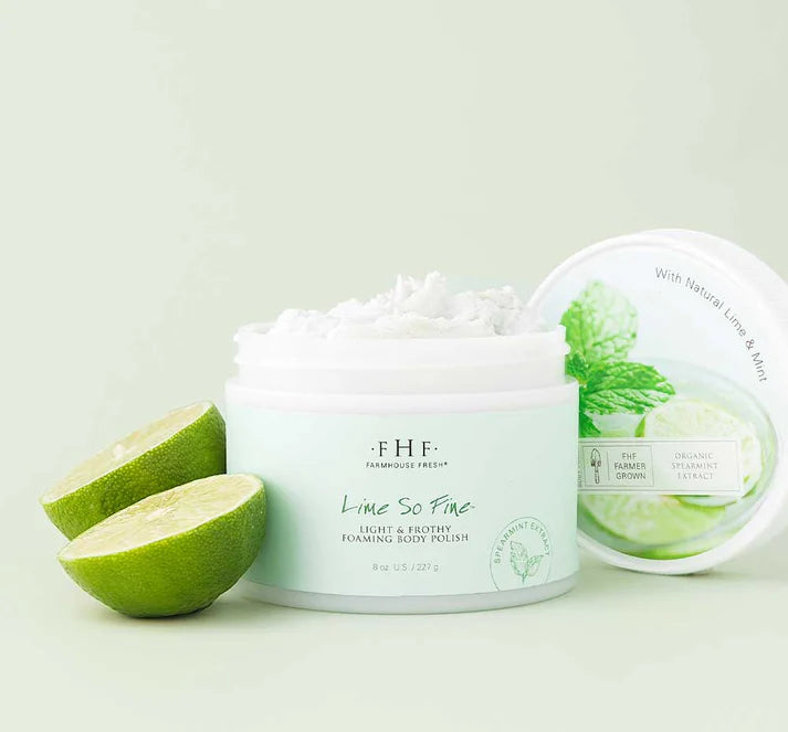 Farmhouse Fresh Lime So Fine Foaming Body Polish