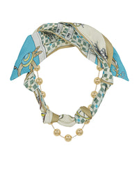 Asst Scarf Necklace w/ 10mm Chain Necklace