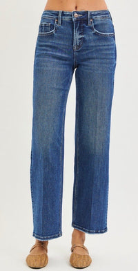 Townes High Rise Tummy Control Straight Leg Jeans