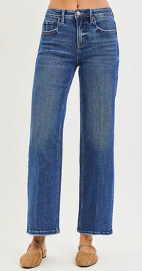 Townes High Rise Tummy Control Straight Leg Jeans