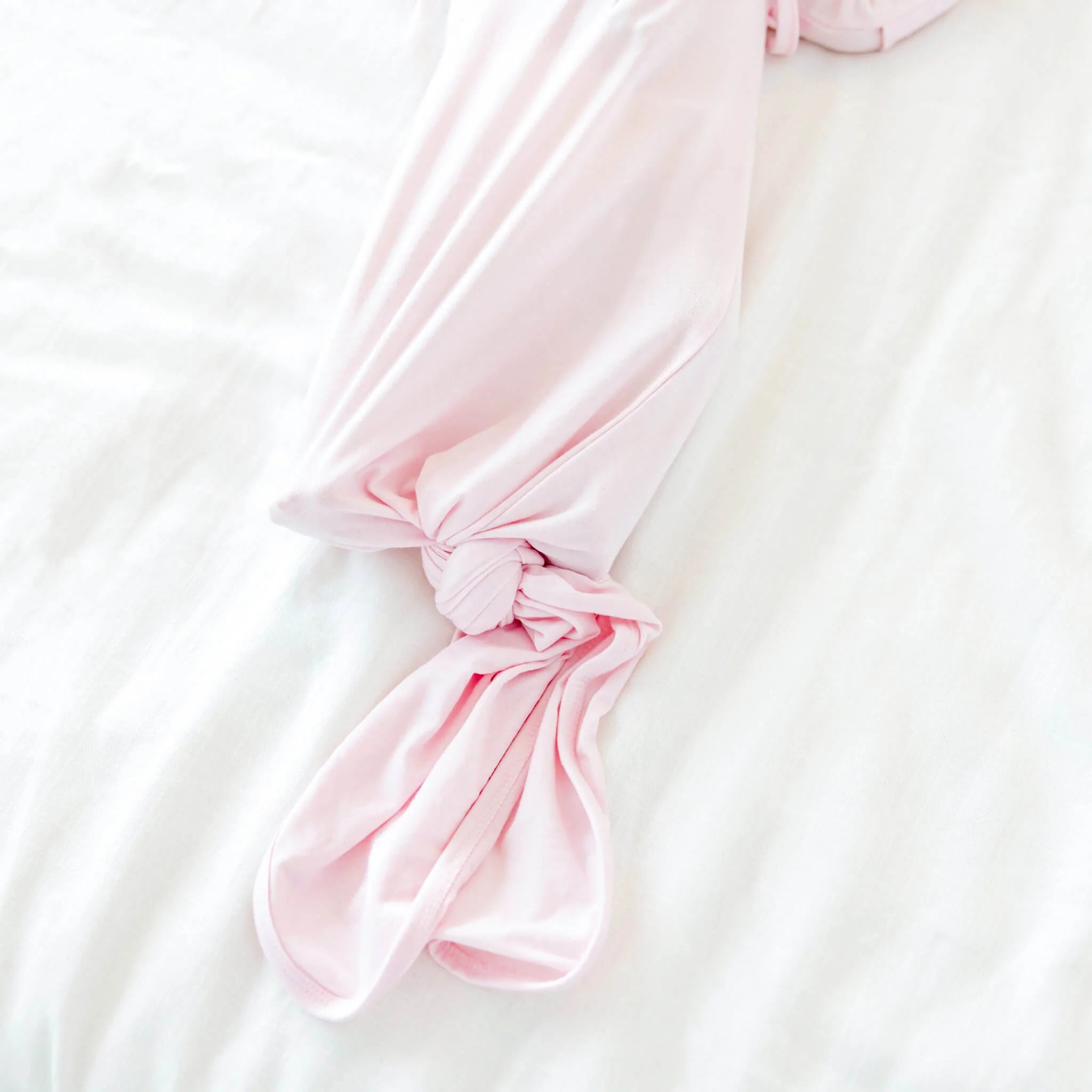 Copper Pearl Newborn Knotted Gown - Blossom