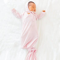 Copper Pearl Newborn Knotted Gown - Blossom