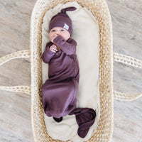 CP Knotted Gown - Plum