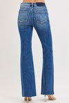Hawn High Rise Classic Cut Raw Hem Jeans