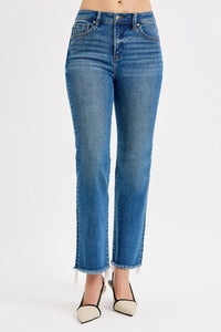 Go-To Blues Tummy Control High Rise Straight Leg Jeans