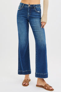 Better in Blue Tummy Control High Rise Straight Leg Jeans - Dark