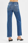 Classic High Rise Straight Leg Jeans