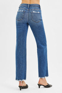 Classic High Rise Straight Leg Jeans