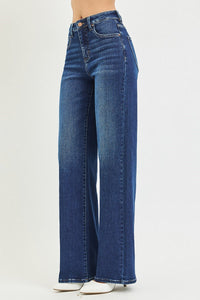 High Horse High Rise Creased Wide Leg Trouser Jeans