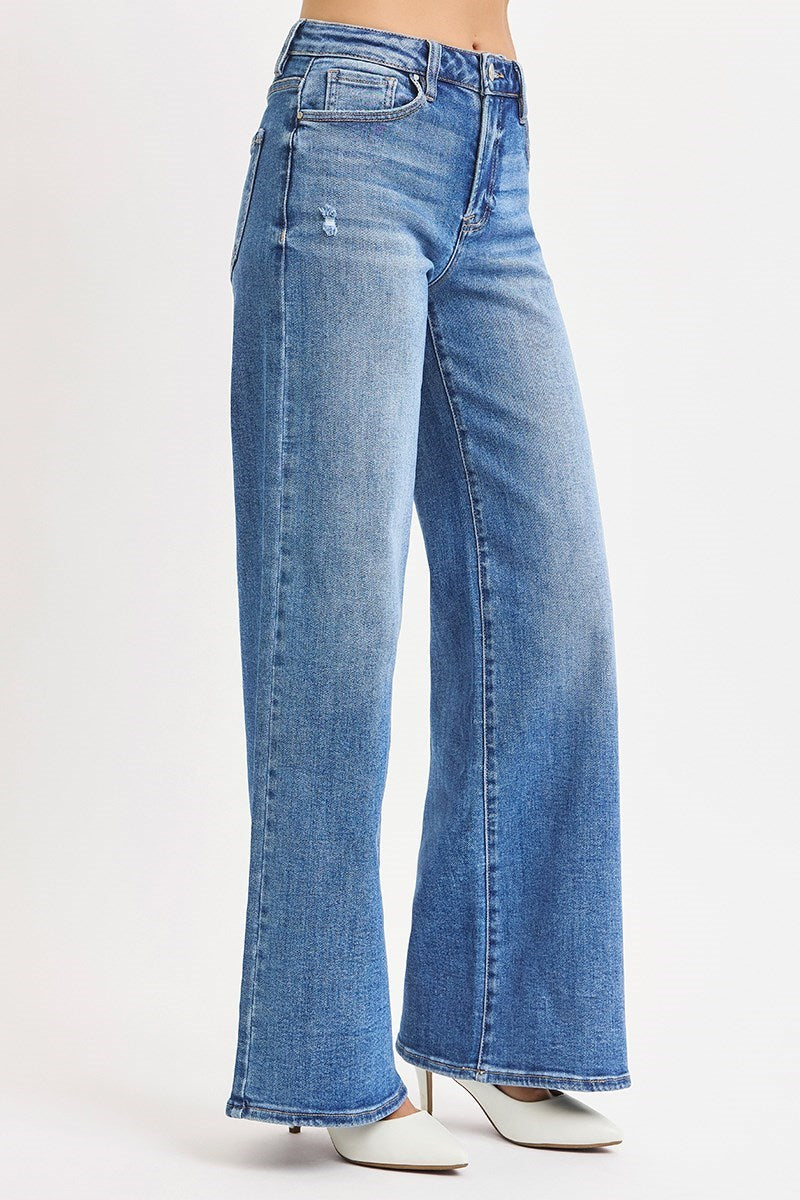 Rodeo Drive High Rise Wide Leg Jeans