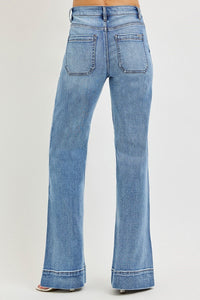 Empress High Rise Wide Leg Jeans - Light Wash
