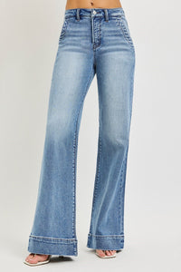Empress High Rise Wide Leg Jeans - Light Wash