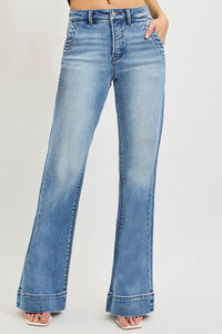 Empress High Rise Wide Leg Jeans - Light Wash