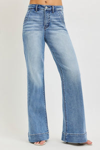 Empress High Rise Wide Leg Jeans - Light Wash