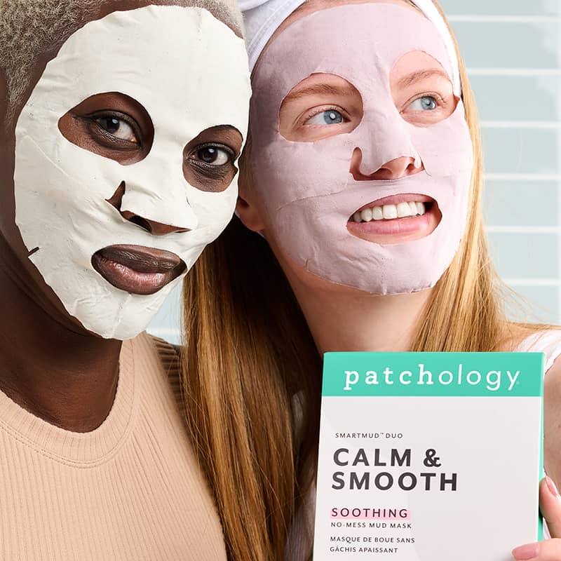Patchology Smartmud Duo - Calm & Smooth Set of 2 Sheet Face Masks