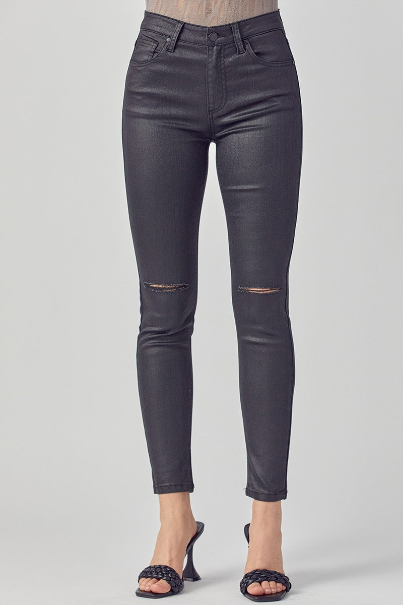 Runway Ready Coated Jeans