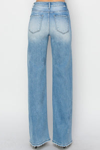 Jody High Rise Light Wash Straight Leg Jeans