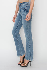 Hollyn High Rise Slim Straight Leg Jeans