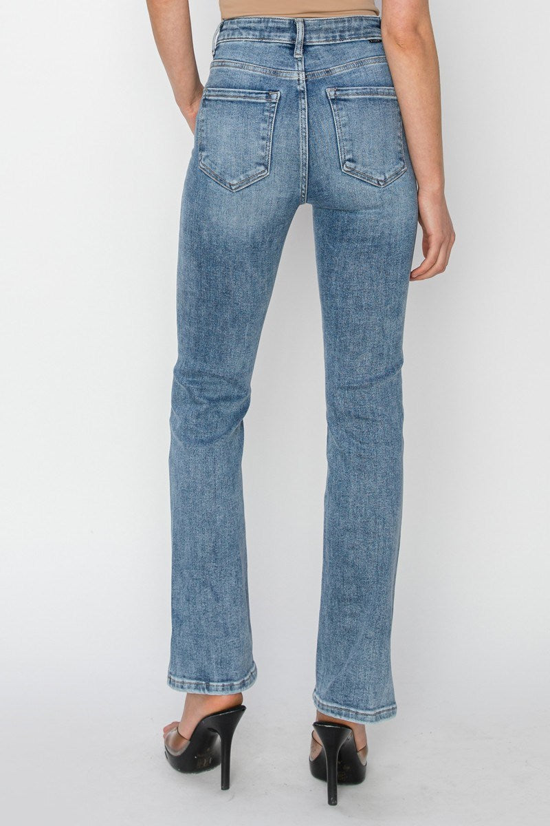 Hollyn High Rise Slim Straight Leg Jeans