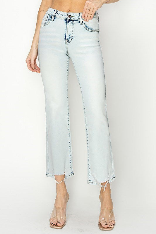 Aero Acid Wash Straight Leg Jeans