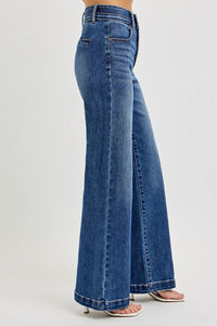 Humphrey High Rise Tummy Control Wide Leg Jeans