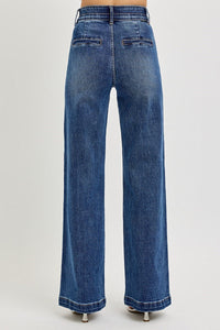 Humphrey High Rise Tummy Control Wide Leg Jeans