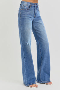 Coast To Coast High Rise Tummy Control Wide Leg Jeans