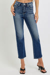 Timeless Tummy-Control HR Slim Straight Leg Jeans - Dark Wash