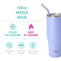 Hydrangea - 40 oz Mega Mug