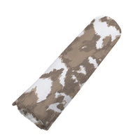 Yellowstone Cowhide Bamboo Swaddle