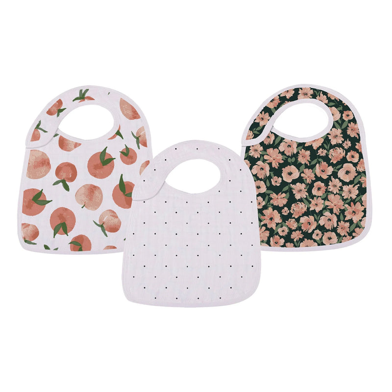 Set of 3 Bamboo Snap Bibs - Canyon Sunsets