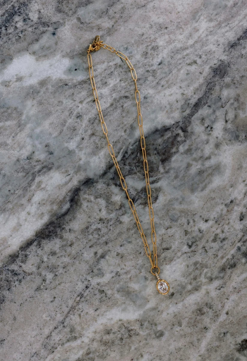 CSP | The Stella Necklace : 18K Gold Plated Stainless Steel | Water Resistant
