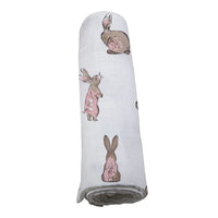 Powder Pink Bunnies Swaddle